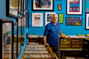 Athens Record Store, Vinyl adn CD bins